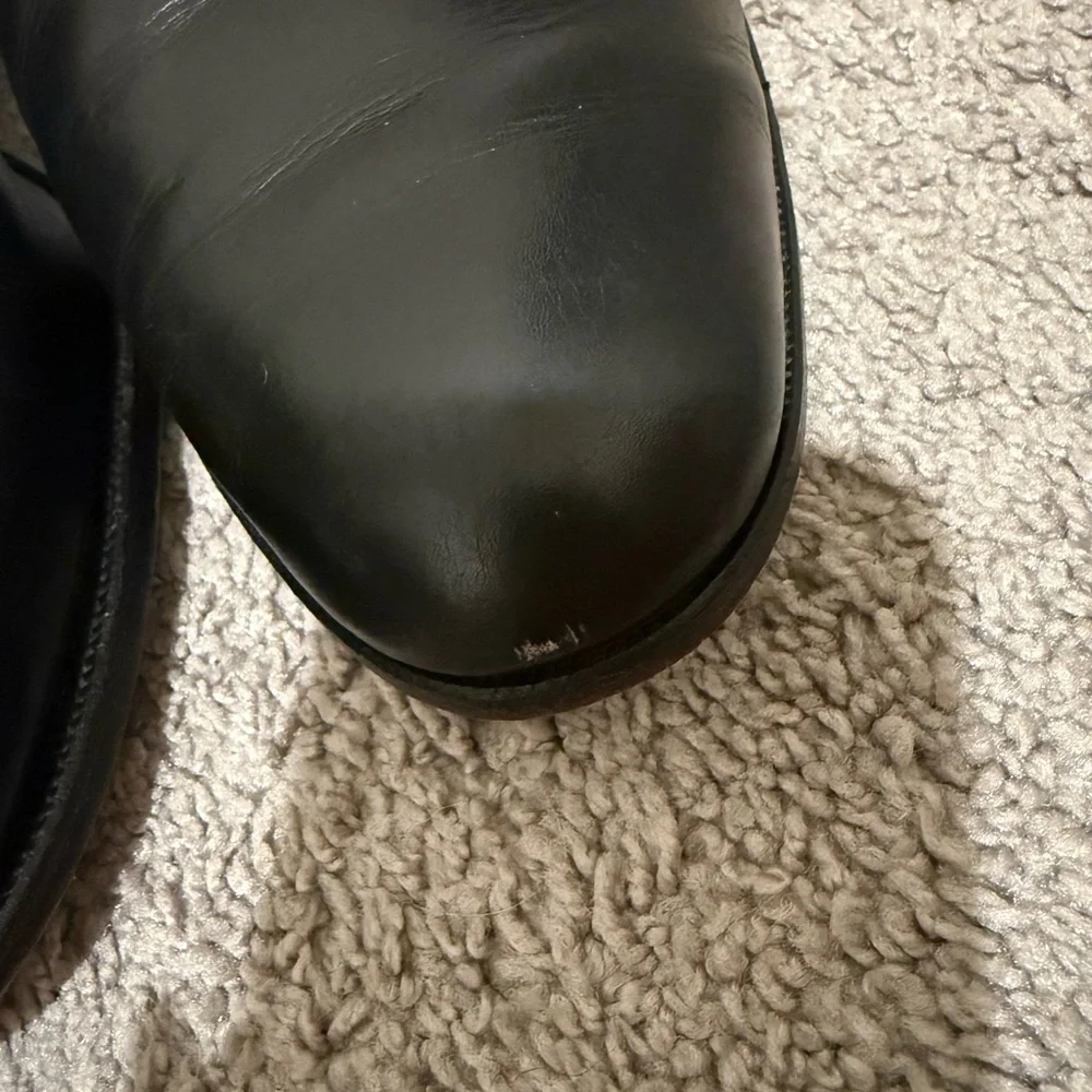 Classic Black Leather Derby Mens Brooks England Leather Blake Stitch